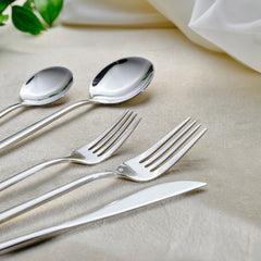 Karaca Orion Platin Besteckset, 84-teilig für 12 Personen