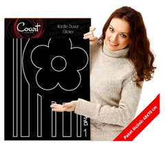 Velours wall sticker Pan 54X123 cm