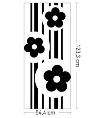 Velours wall sticker Pan 54X123 cm