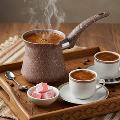 SAN GRANIT No.5 Kaffeekanne 500 ml – kratzfest & PFOA-frei