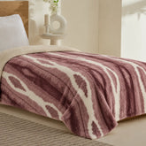 Karaca Rabbit Powder Sherpa Einzelbettdecke Puderrosa, 150 × 200 cm