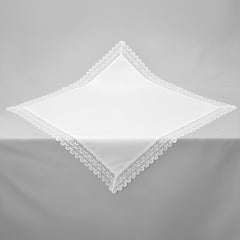 „Elegance Line“ Tischdecke – Creme Weiss