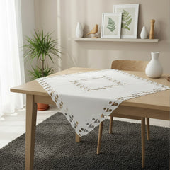 „Pure Classic“ Tischdecke – Cremeweiss, Eckig