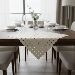 „Deco Linen“ Tischdecke – Sekt-Ton