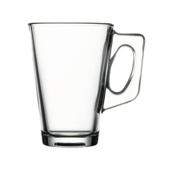 Pasabahce Vela Teeglas mit Henkel, 2er Set, Latte Macchiato, Irish Coffee, Punsch, Glühwein, Heiße Schokolade 250ml