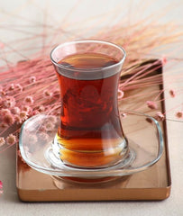 LAV Teegläser Set Zen – 12-teilig, mit Untertassen 170 ml