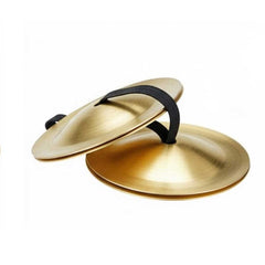 Zil Sarı – 2 Paar Finger Zimbel aus Messing (Bauchtanz / Tingsha / Spiritual)