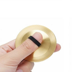 Zil Sarı – 2 Paar Finger Zimbel aus Messing (Bauchtanz / Tingsha / Spiritual)