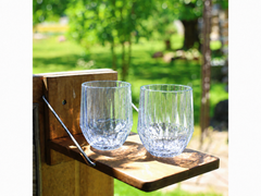 Koziol Trinkglas Club No. 23 200 ml, 2 Stück, Aquamarine