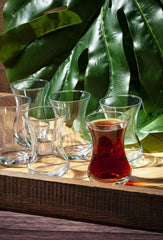 LAV Asena 6x Türkische Teegläser, Teeglas Set