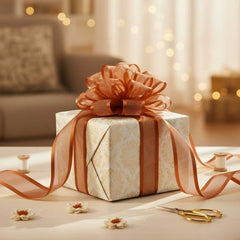 Organza Satinband Cooper – 25 mm Breite (Preis pro Meter)