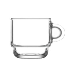 LAV Cozy Espressotassen Set 12-teilig 270 ml Glas modern
