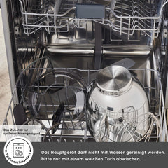 Karaca Mastermaid Chef Ultra D2000W Küchenmaschine mit Digitaldisplay, 7 Liter, Galaxy Grey