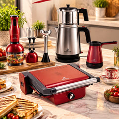 Karaca 4 pièces cuisine petits électroménagers paquet de mariage en or rouge
