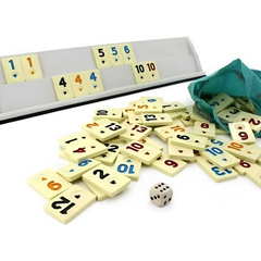 Spielesammlung Eser Okey Rummy Set inkl. Melamin Spielsteine