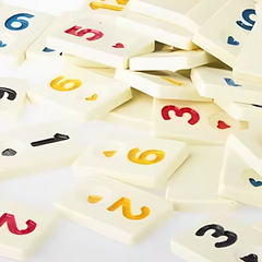 Spielesammlung Eser Okey Rummy Set inkl. Melamin Spielsteine