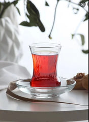 LAV INC324 Inci Verre à Thé 105cc 6pcs/Caybardagi/Verre à Thé