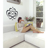 Velours Wandtattoo Ikra 47X62cm