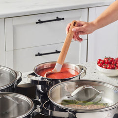 Karaca 3 Ply Culinara Kochgeschirr-Set aus Edelstahl, 8-teilig