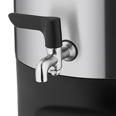 Korkmaz Çayşef A841 Elektrischer Samowar – Silber Matt, 5 L + 2 L