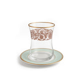 Korkmaz Hasbahçe Gök – 12-teiliges Teegläser-Set