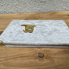 Gastgeschenke für Mevlüt, Samtüberzogene Yasin-Buch Cream