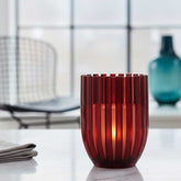 Pulz "ONO" Kerzenläuchter rot