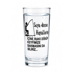 LAV Suma Raki- und Trinkgläser - 6er-Set, 190 ml-mit Text