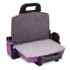 Karaca Future Granit Sandwichtoaster und Kompakt-Grill Violett