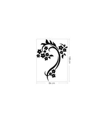 DP-050 Velours Wall Sticker Ivy Rose 84X108 cm