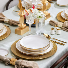 Eclipse Gold Geschirrset, 57-teilig