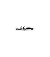 Sticker mural en velours Istanbul 195x43 cm