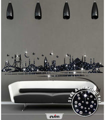 Sticker mural en velours Istanbul 195x43 cm