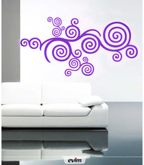Sticker mural en velours Luna 63x123 cm