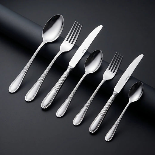 Jumbo 3401 Besteck-Set für 12 Personen aus Edelstahl, 84-teilig