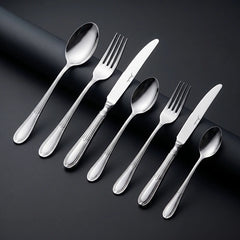 Jumbo 3401 Besteck-Set für 12 Personen aus Edelstahl, 84-teilig