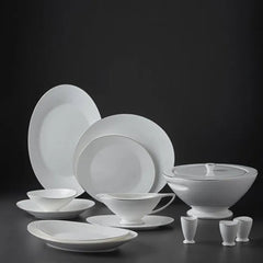 Jumbo Moon Platin Tafelservice für 12 Personen, 64-teilig