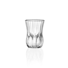 RCR Adagio Teegläser-Set mit Untertellern – 12-teilig, 140 ml