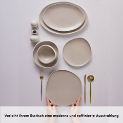 Karaca Earth Collection Cupid 55‑teiliges 12‑Personen‑Geschirrset