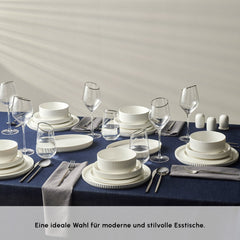 Karaca Forever Bone Pablito Tafelservice, 53-teilig