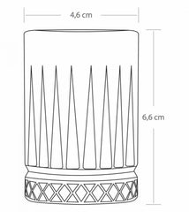 Pasabahce ELYSIA 520242 Espressoglas Mini-Wassergläser 60 ml 6er Set