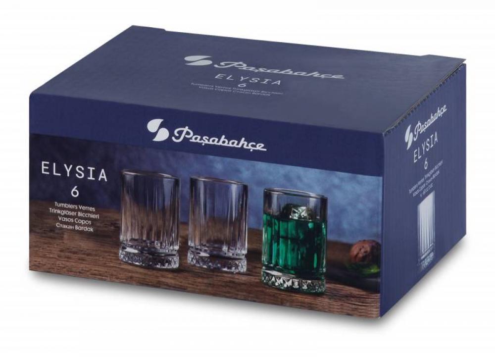 Pasabahce ELYSIA 520242 Espressoglas Mini-Wassergläser 60 ml 6er Set