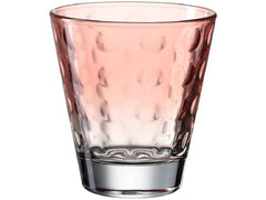 Leonardo Trinkglas Optic Pastell 215 ml, 6 Stück, Rot