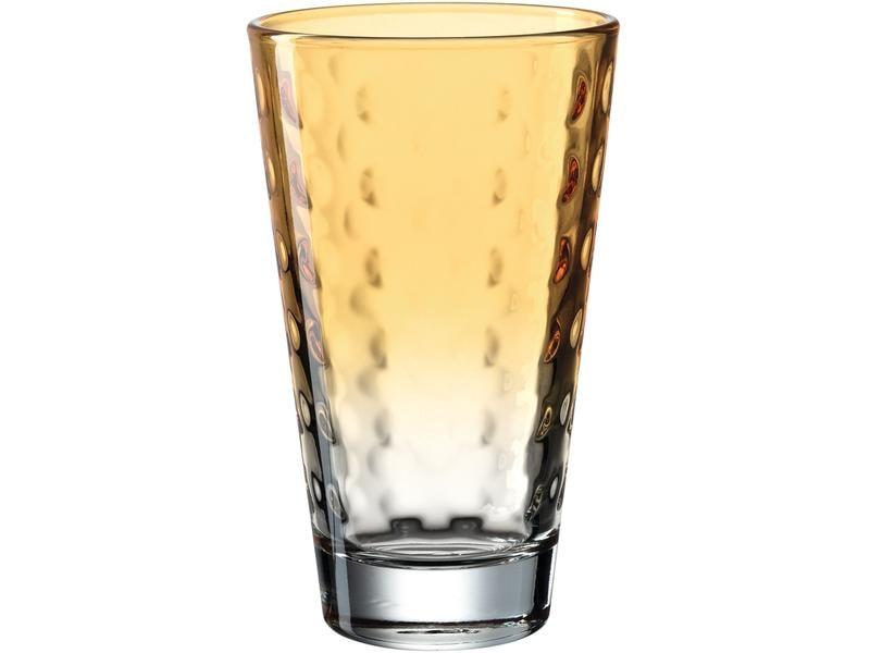 Leonardo Trinkglas Optic Pastell 300 ml, 6 Stück, Orange