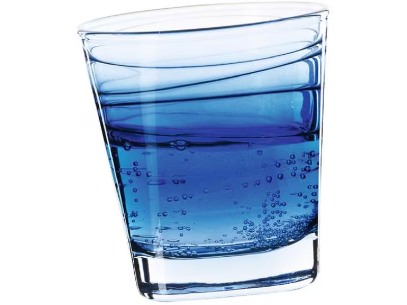 Leonardo Trinkglas Vario Struttura 250 ml, 6 Stück, Blau