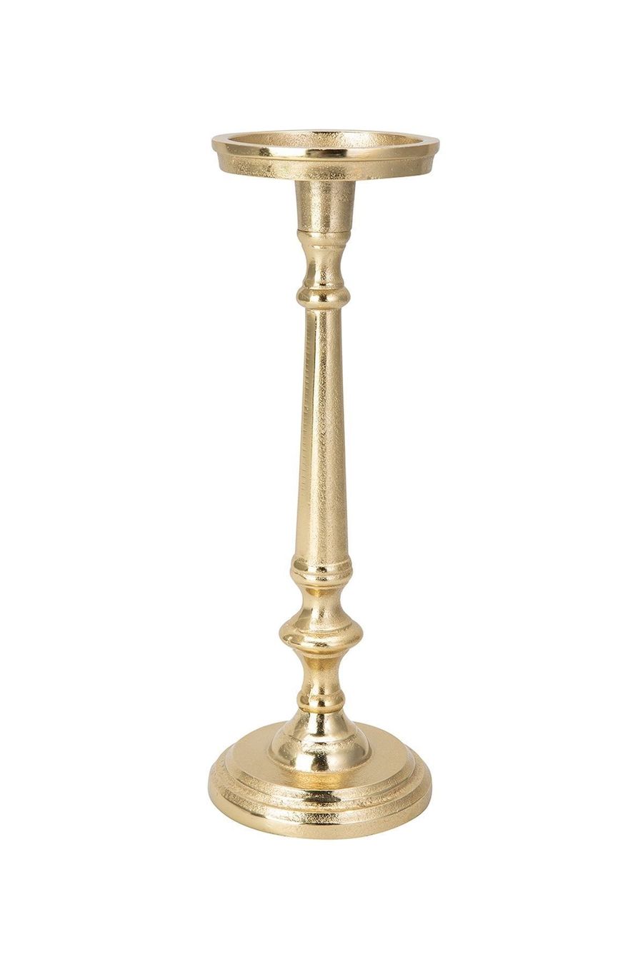Karaca Roya Schmaler Kerzenständer Gold 11x33 cm