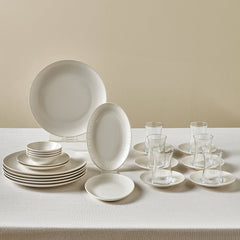 Karaca Artiste Bone China Tafelservice für 6 Personen, 20-teilig