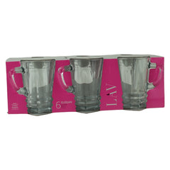 LAV ELG439E Elegan 6-pack drinking glasses 220cc 