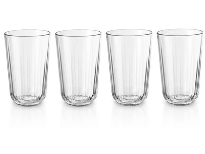 Eva Solo Trinkglas Facette 430 ml, 4 Stück, Transparent