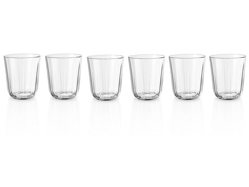 Eva Solo Trinkglas Facette 270 ml, 6 Stück, Transparent
